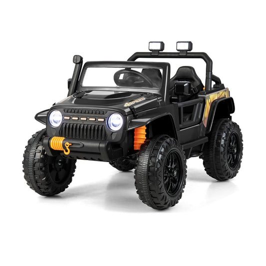 Children's vehicle battery-operated electric vehicle with remote control 123.5 x 70.3 x 71.3 cm black