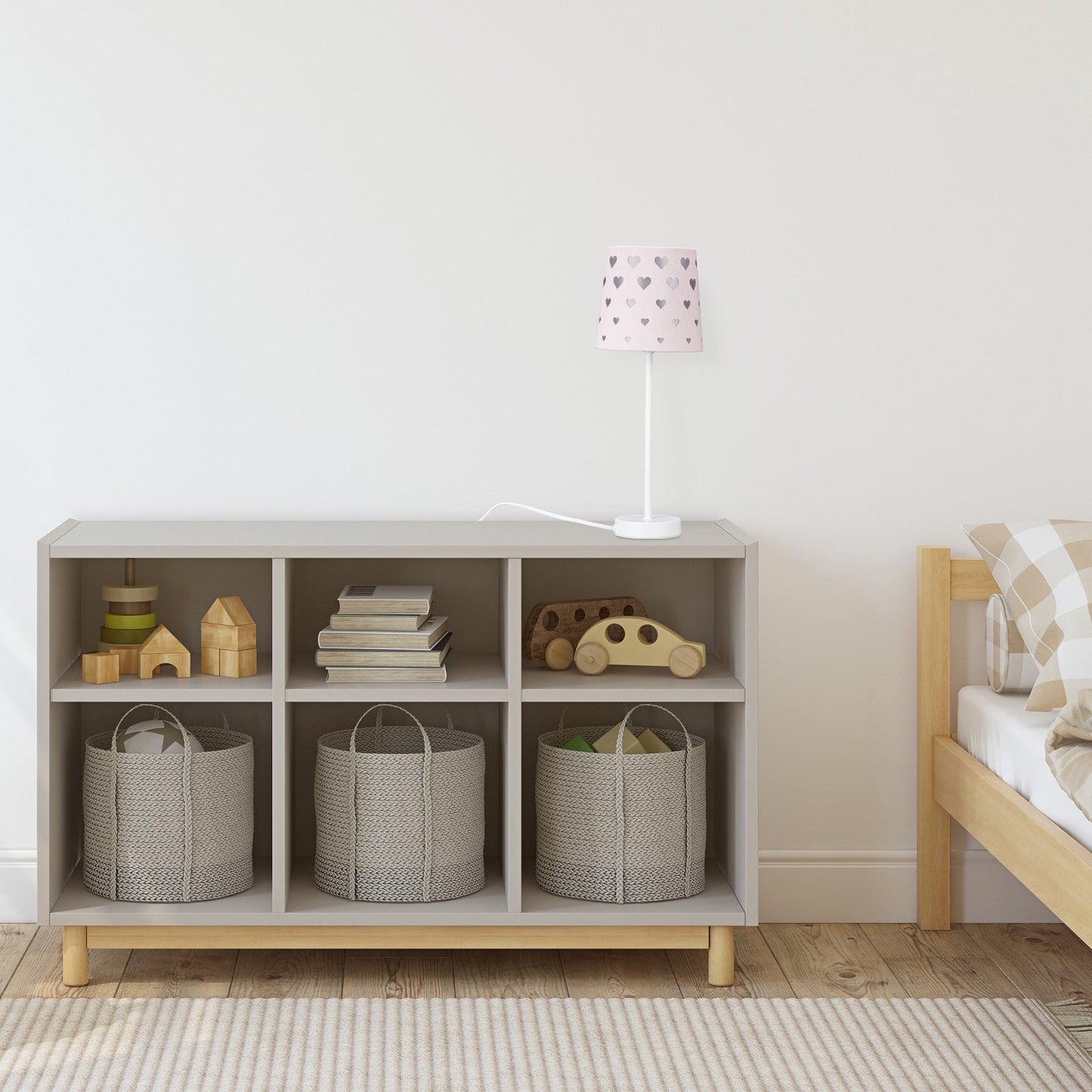 Children with hearts night lamp