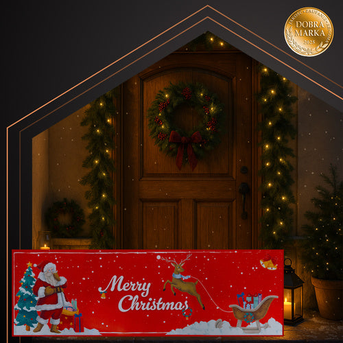 Christmas Anti-Slip Rug 160x50 cm – Quick-Drying Mat