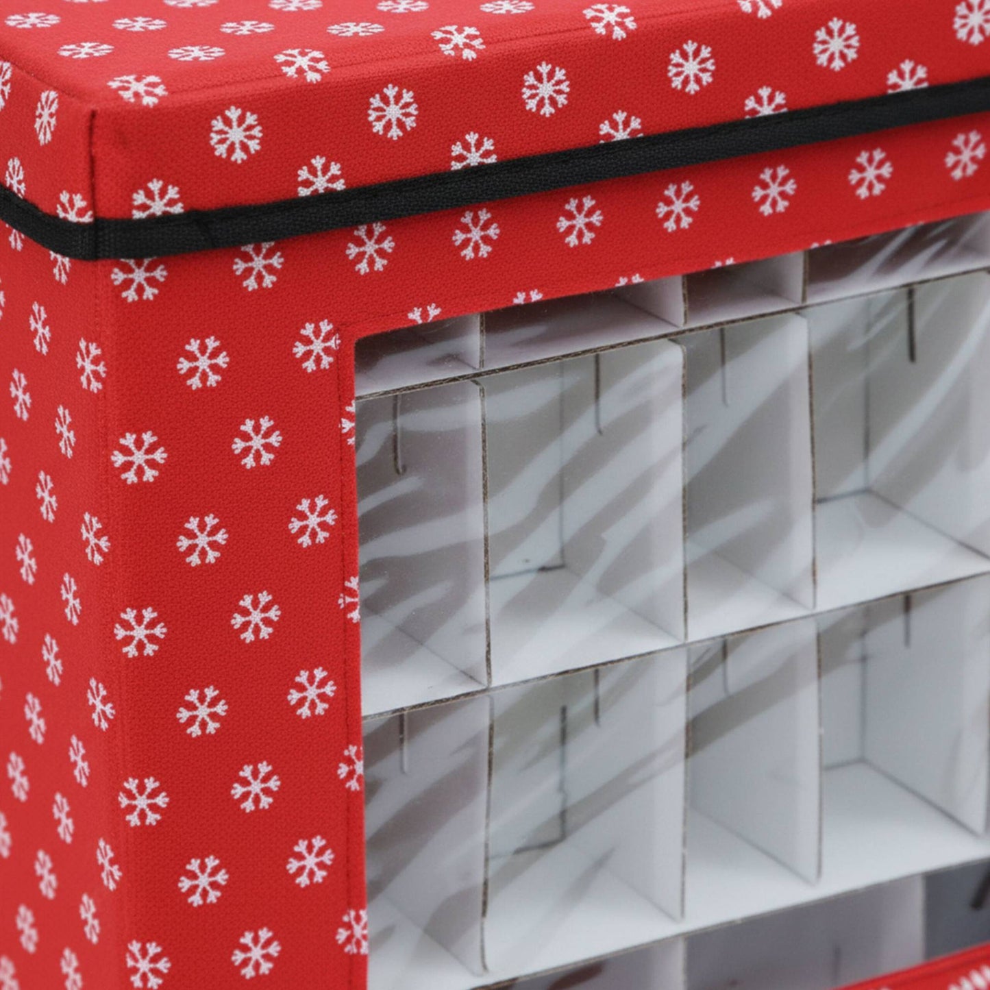 Christmas Bauble Storage Boxes, Set of 3 with Dividers