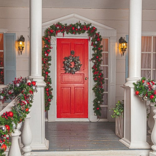Christmas Decoration Door Wreath Decorative Ornamental Ornament 60cm Thick XXL