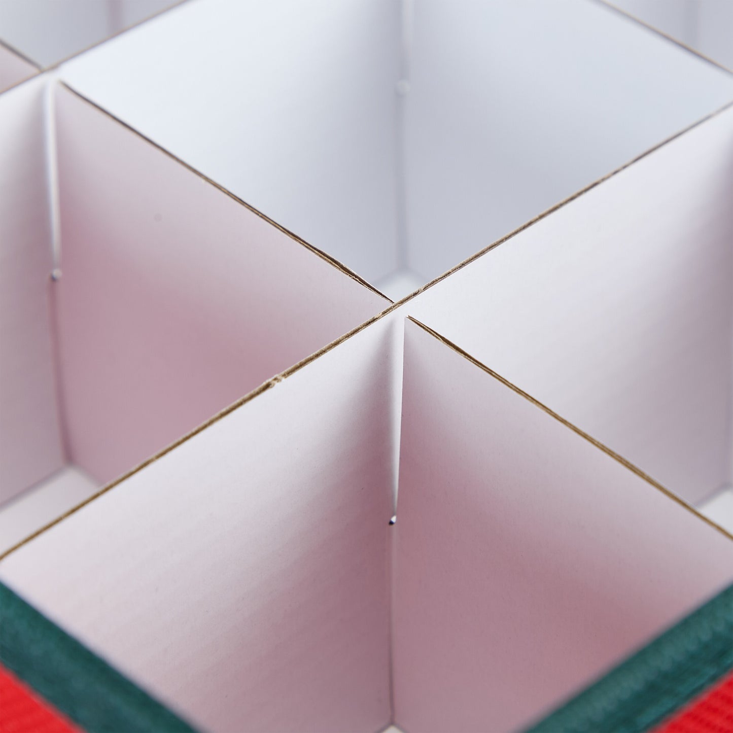 Christmas Ornament Storage Box with Adjustable Dividers