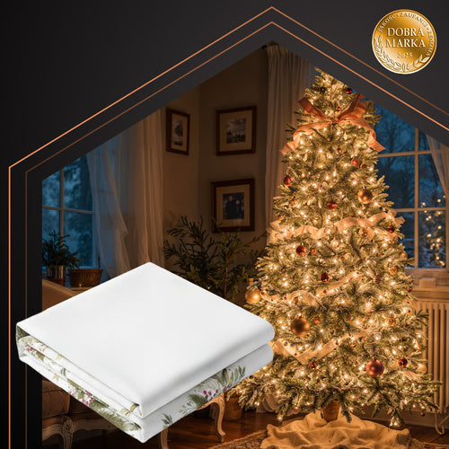 Christmas Tablecloth, Stain-Resistant, 140x220cm
