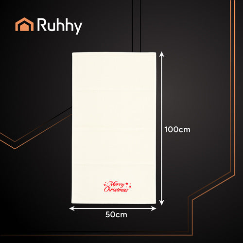 Christmas Towels Set of 2, Cotton, 50x100 cm