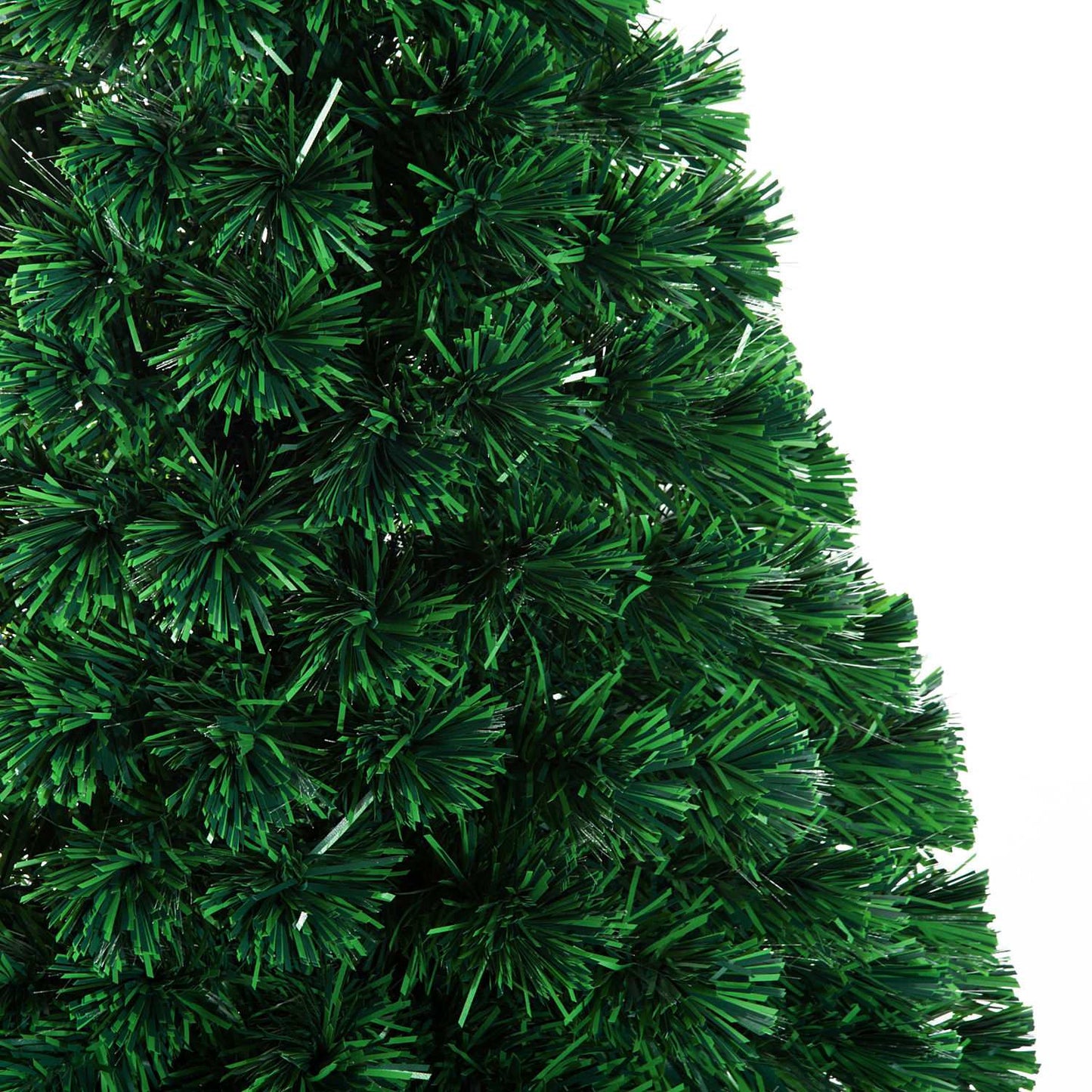 Fiber optic Christmas tree with LED lights, 120 cm