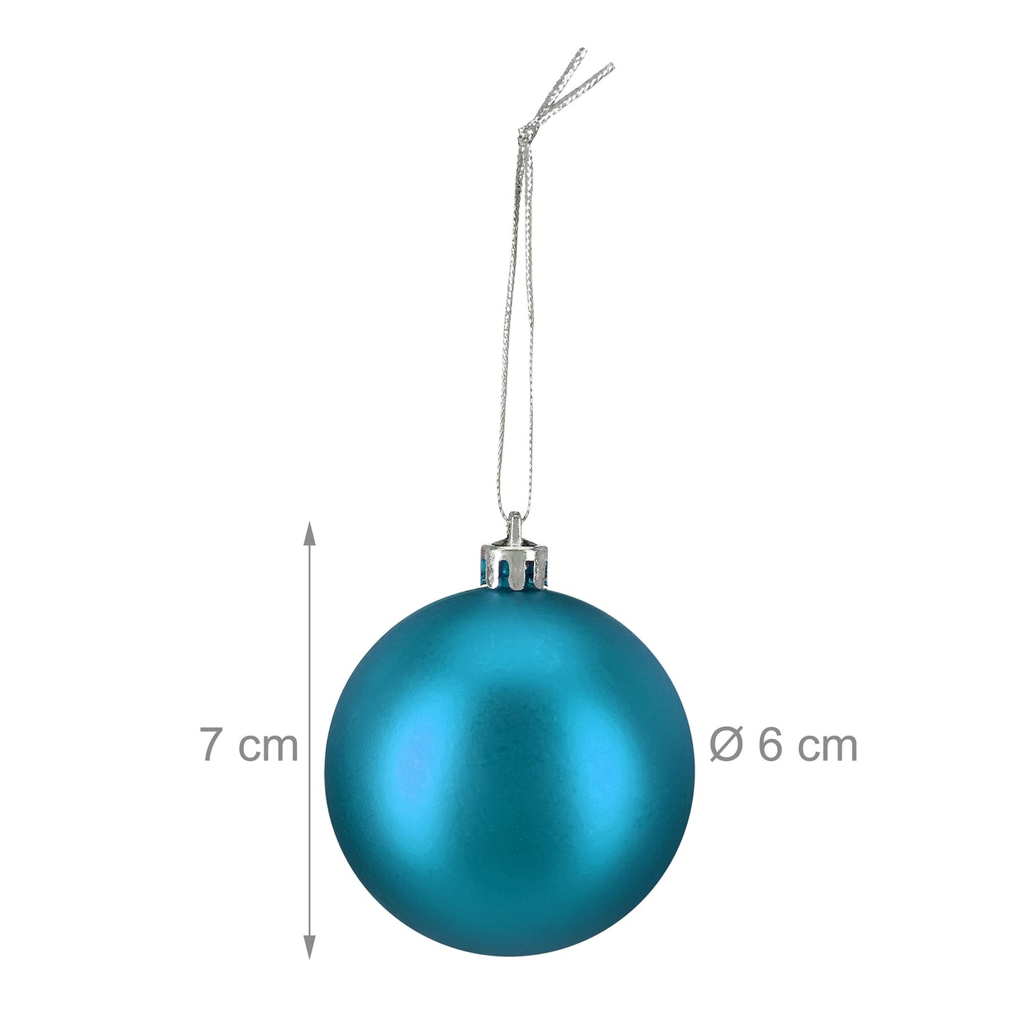 Christmas Tree Baubles Set, 100 Pieces, 3 Designs