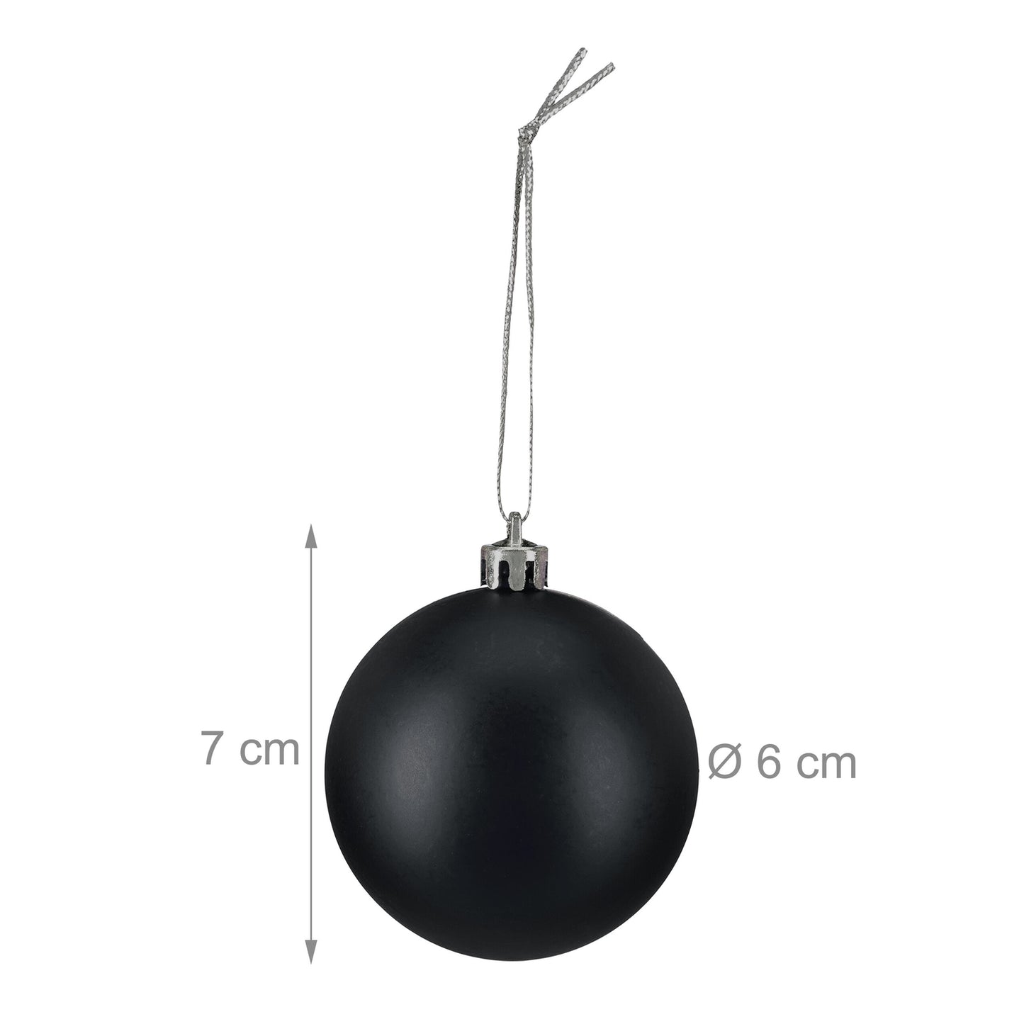 Christmas Tree Baubles Set, 100 Pieces, Matte/Glossy/Glitter