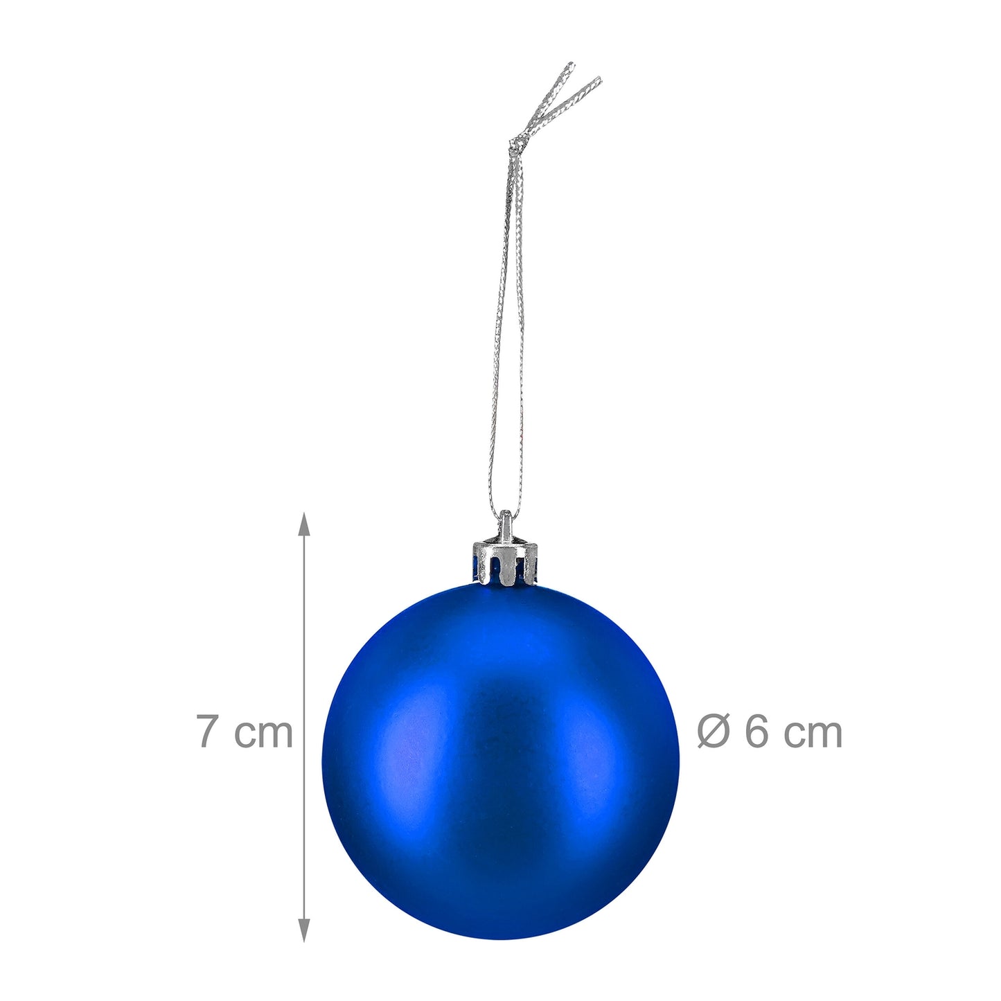 Christmas Tree Baubles Set, 100 Pieces, Matte/Glossy/Glitter