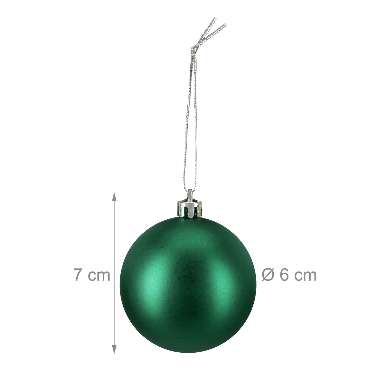 Christmas Tree Baubles Set, 100 Pieces, Matte/Glossy/Glitter