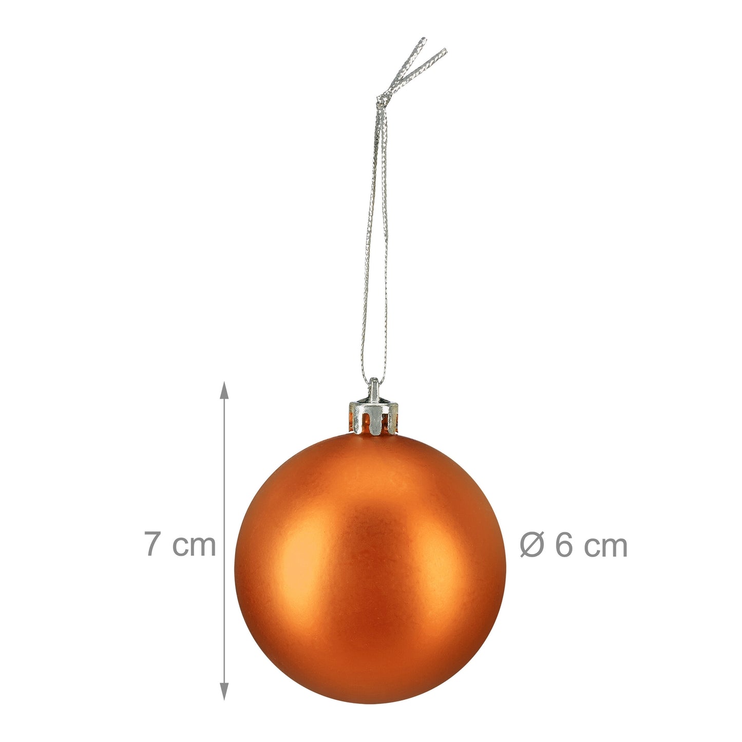 Christmas Tree Baubles Set, 3 Designs, Matte & Glossy
