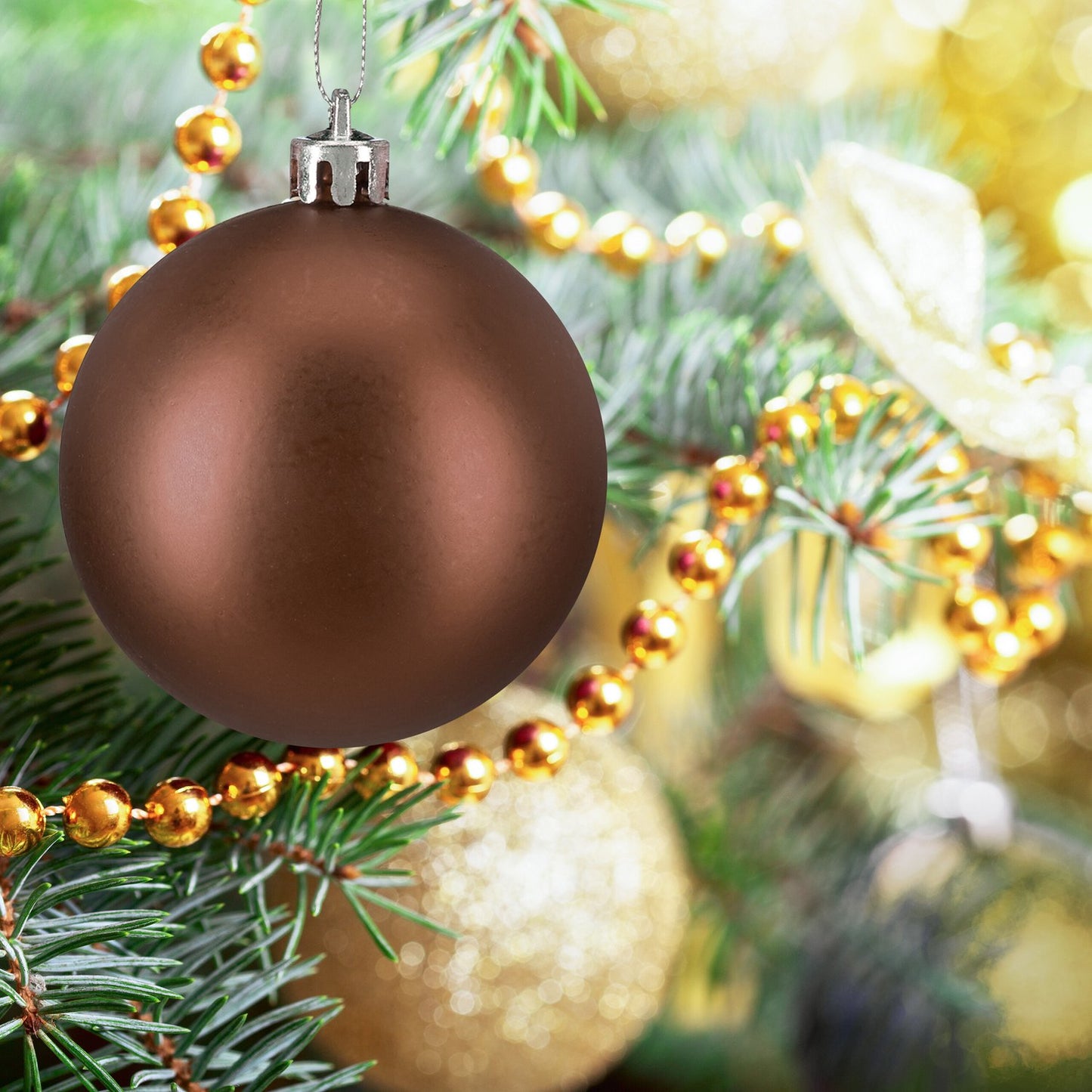 Christmas Tree Baubles Set, 3 Designs, Matte & Glossy