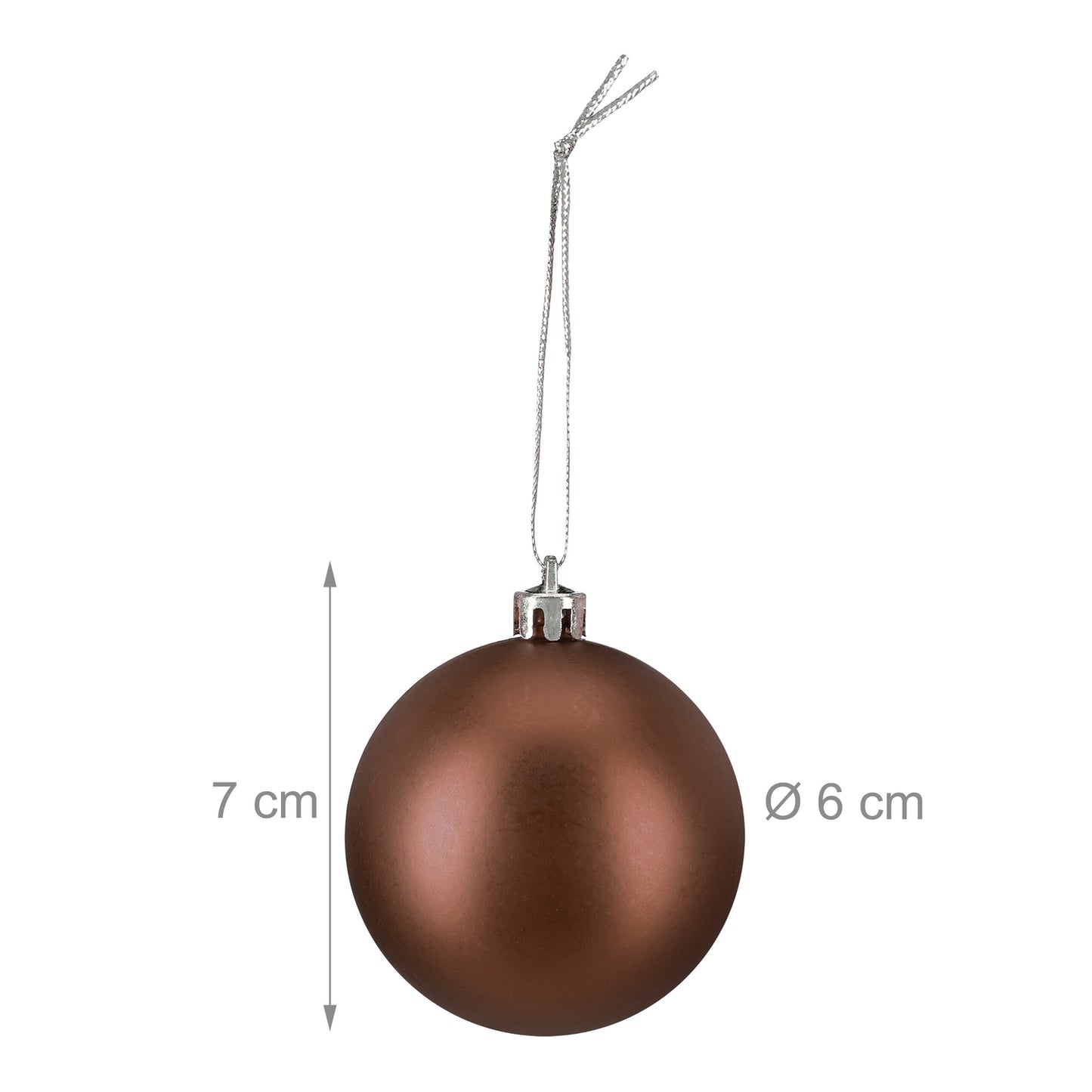 Christmas Tree Baubles Set, 3 Designs, Matte & Glossy