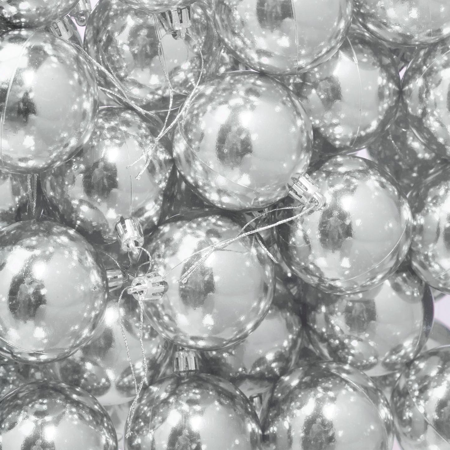 Christmas Tree Baubles Set, 50 Shiny Ornaments