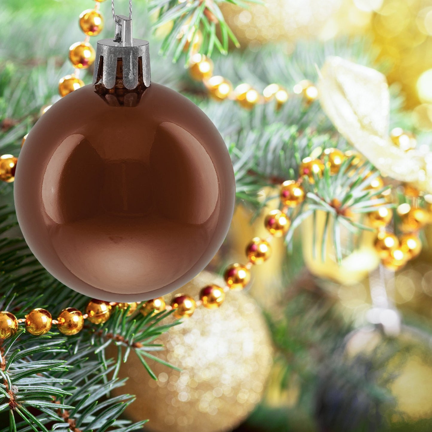 Christmas Tree Baubles Set, 50 Shiny Ornaments