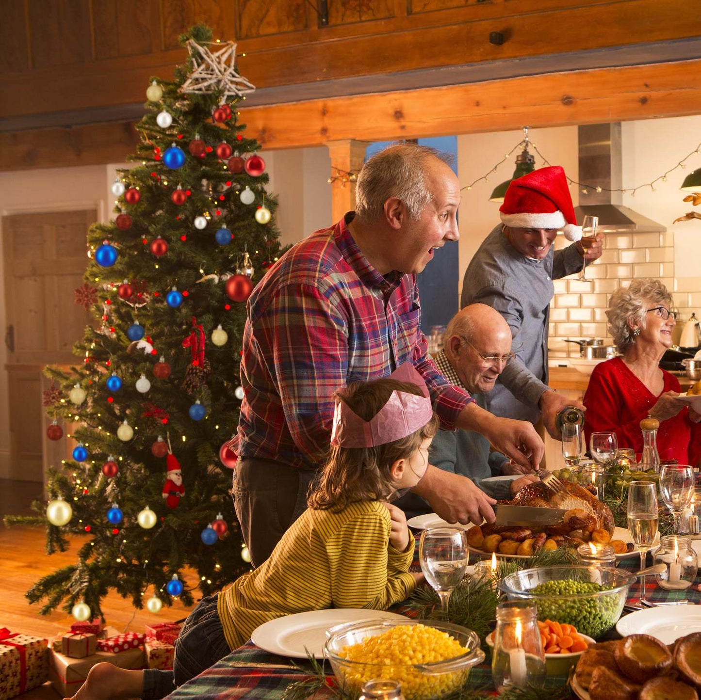 Christmas Tree Baubles Set, 76 Pcs – Matte, Shiny, Glitter