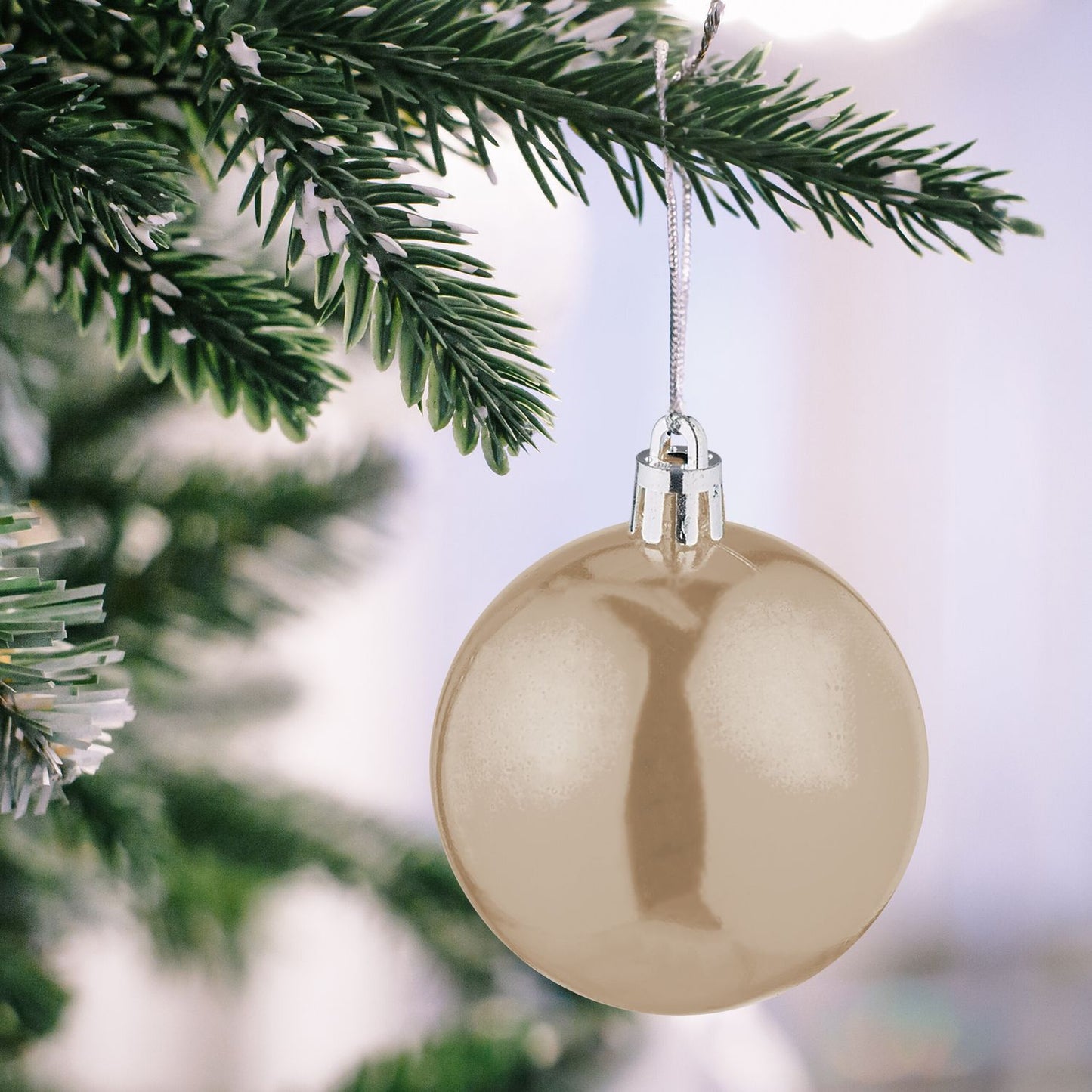 Christmas Tree Baubles Set, Matte & Glossy Finish, 100-Pack