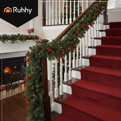 Christmas Tree Garland, 2.7m Long, 29cm Thick