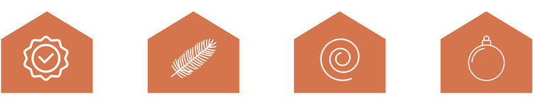 Christmas Tree Garland, 2.7m Long, 29cm Thick