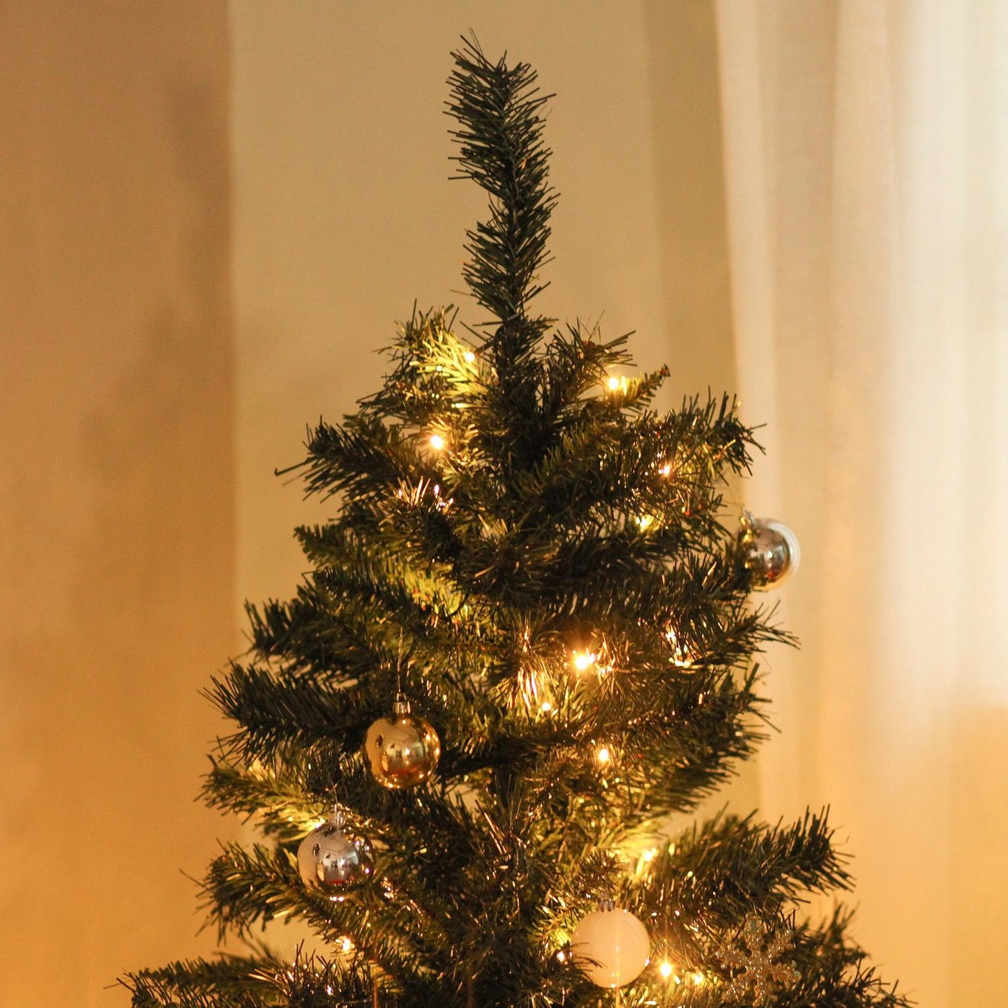 Christmas tree with 120 LED lights, 511 tips, 95x150 cm