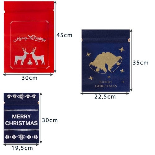 Christmas bags - set of 8 pcs. Ruhhy 22251
