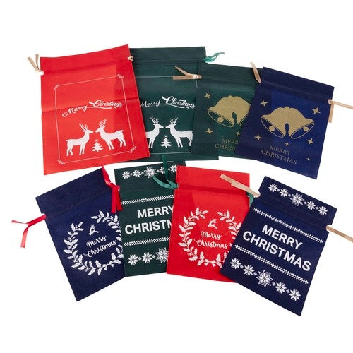 Christmas bags - set of 8 pcs. Ruhhy 22251
