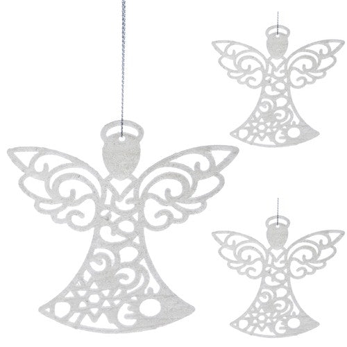Christmas balls / pendants - angels - 3 pcs.