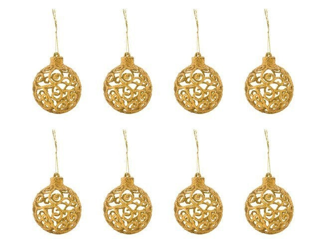 Christmas balls set of 100 pcs + golden star