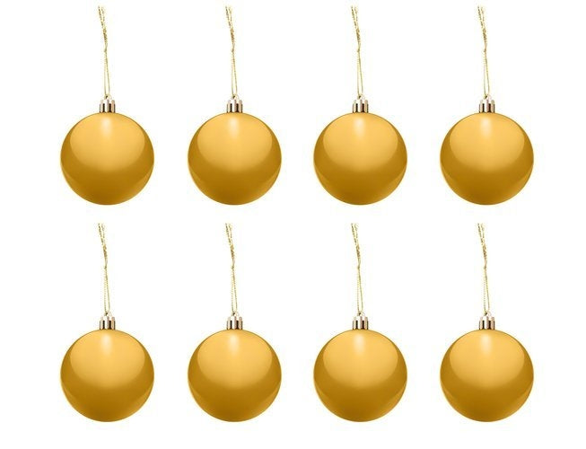 Christmas balls set of 100 pcs + golden star