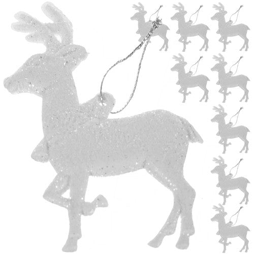 Christmas baubles - reindeer 9 pcs. Ruhhy 22517