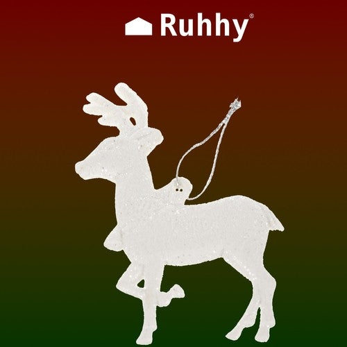 Christmas baubles - reindeer 9 pcs. Ruhhy 22517