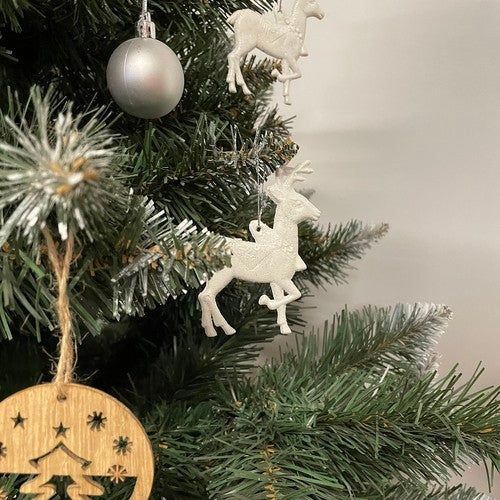 Christmas baubles - reindeer 9 pcs. Ruhhy 22517