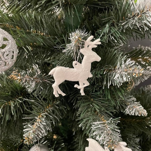 Christmas baubles - reindeer 9 pcs. Ruhhy 22517