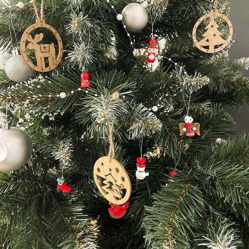 Christmas baubles/tree pendants 10 pcs. Ruhhy 22943
