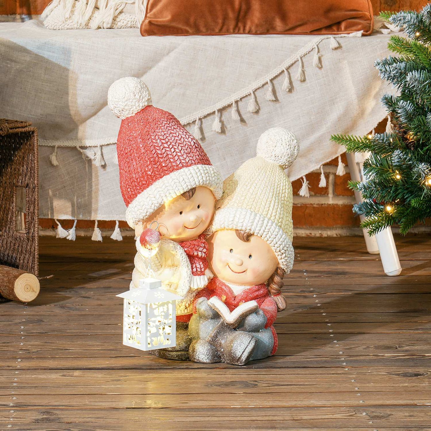 Santa figure with LED light, 45 cm indoor/outdoor