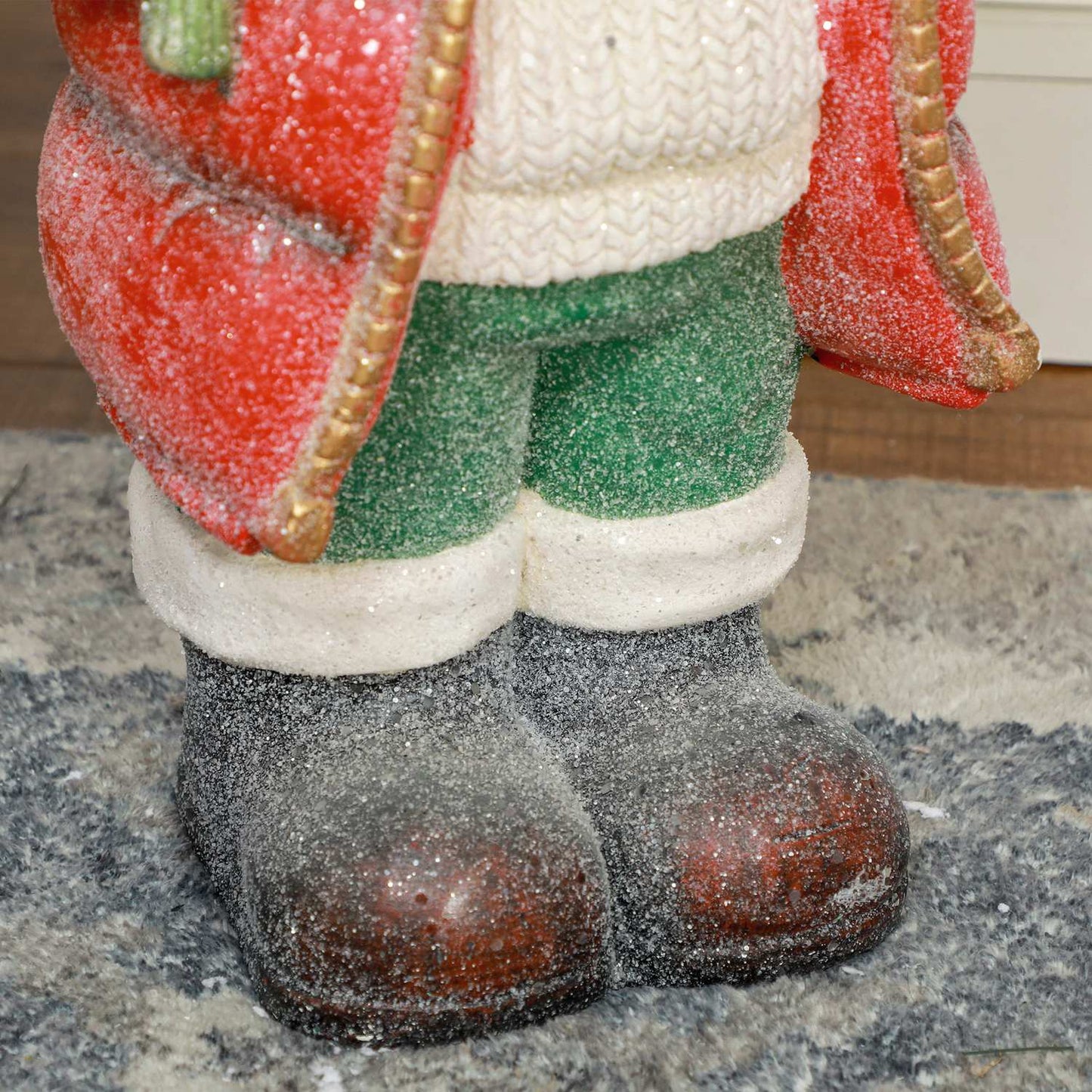 Santa's Christmas figure with LED light, 50 cm