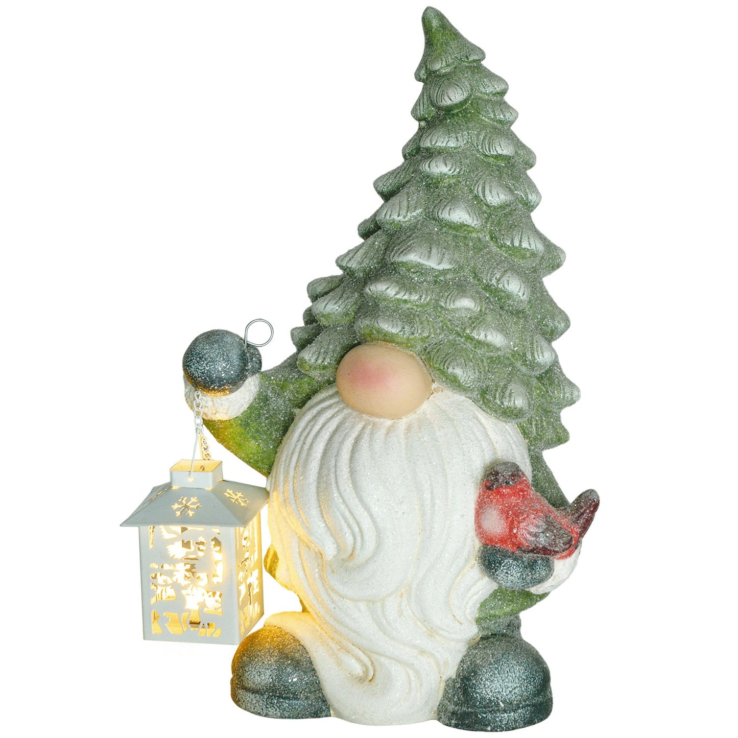 Santa Claus Christmas Statue, LED Lit, 42 cm, Indoor/Outdoor