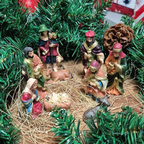Christmas figurines for the nativity scene - set of 10 Ruhhy