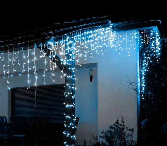 Christmas lights - icicles 300 LED cold white 31V
