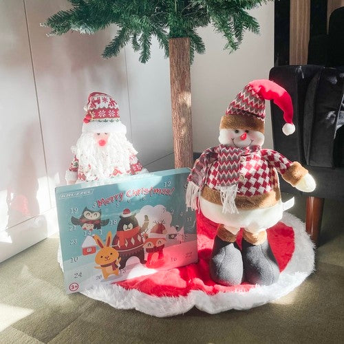 Christmas snowman - telescopic 105cm Ruhhy 22341
