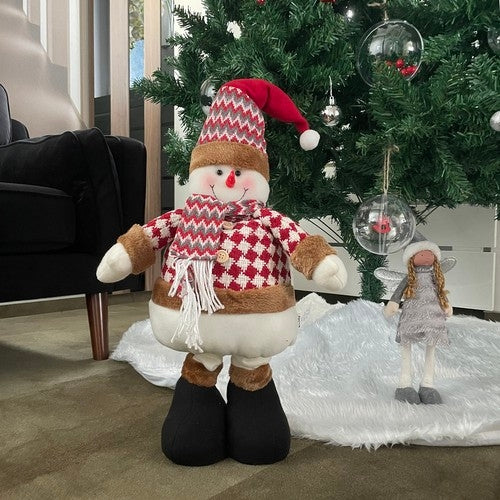 Christmas snowman - telescopic 105cm Ruhhy 22341