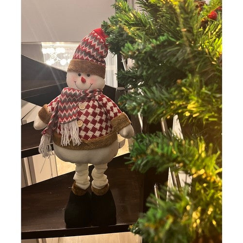 Christmas snowman - telescopic 105cm Ruhhy 22341