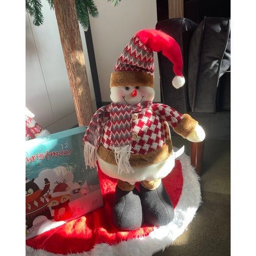 Christmas snowman - telescopic 105cm Ruhhy 22341