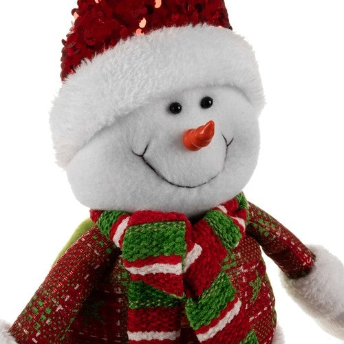 Christmas snowman - telescopic 95cm Ruhhy 22331
