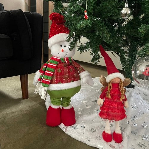 Christmas snowman - telescopic 95cm Ruhhy 22331