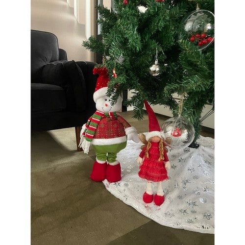 Christmas snowman - telescopic 95cm Ruhhy 22331