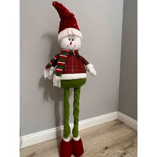 Christmas snowman - telescopic 95cm Ruhhy 22331