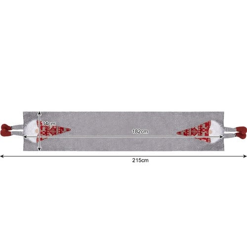 Christmas table runner 180x33cm Ruhhy 22501