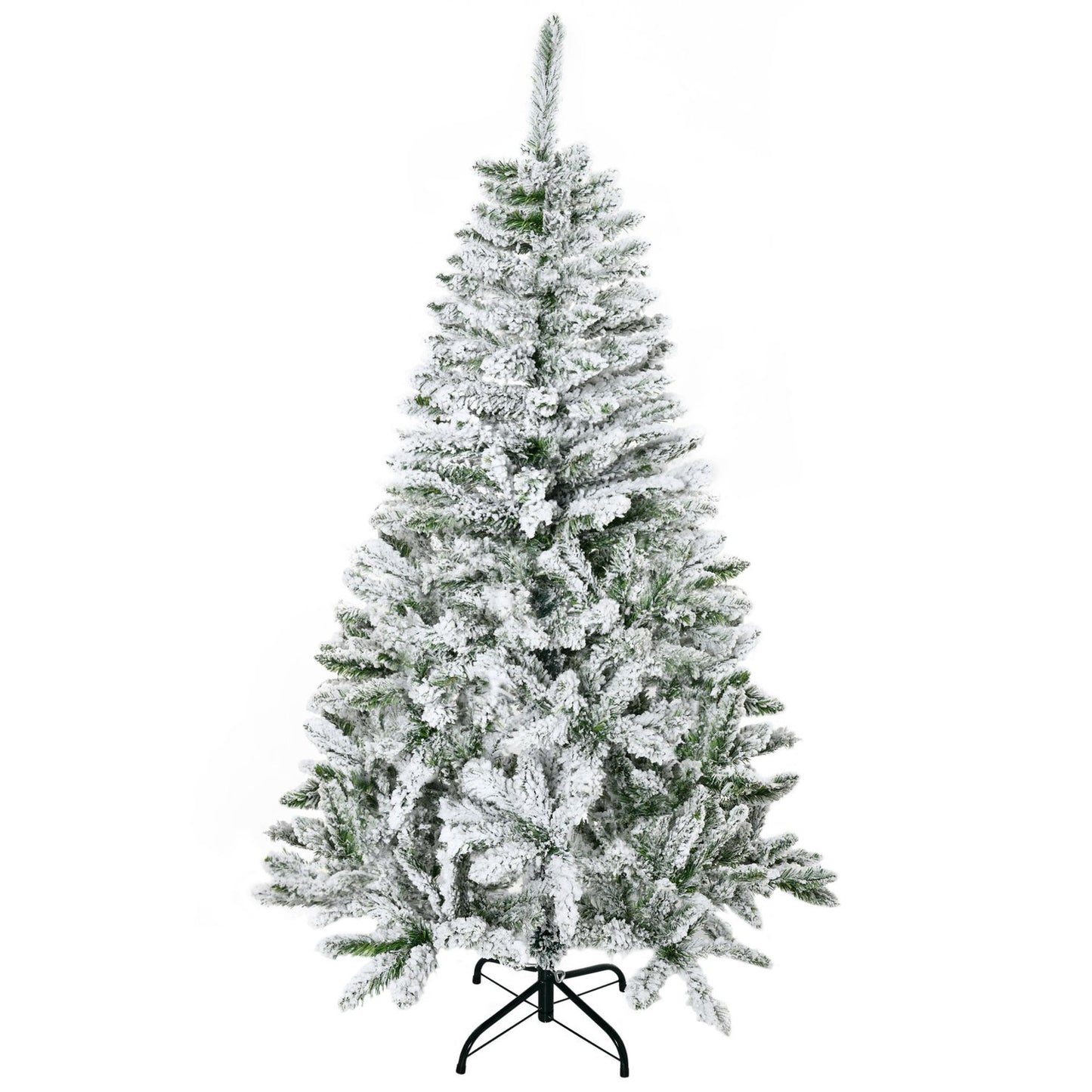 Artificial Christmas tree, 150 cm snowy pine, 358 branch tips