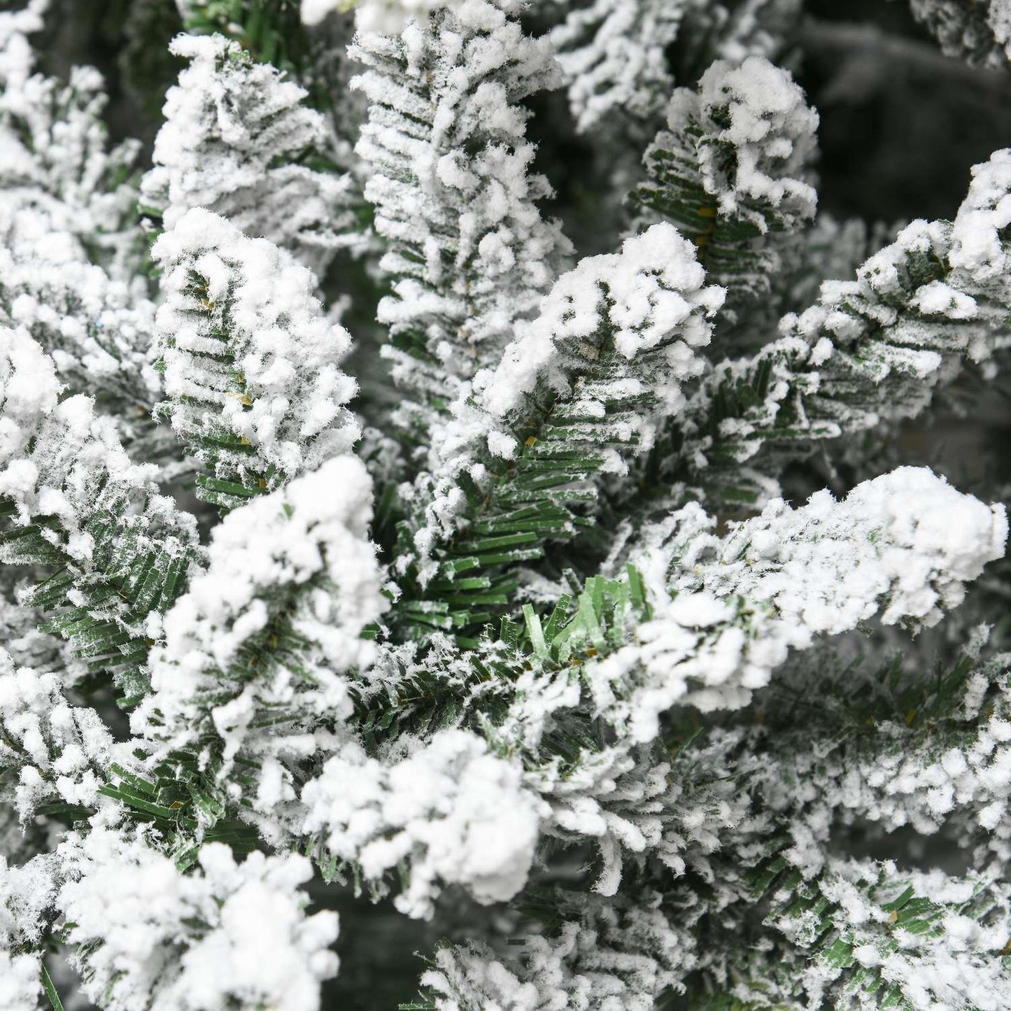 6ft Artificial Christmas Tree With Snow - 1471 Branch Tips