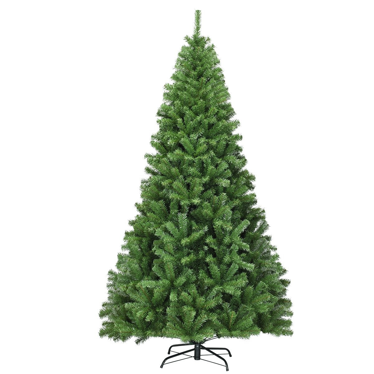 Christmas tree 225 cm artificial Christmas tree with folding system 1346 tips PVC green